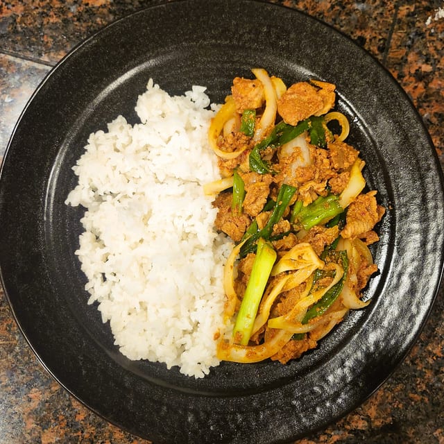 Spicy Pork Meat Set.