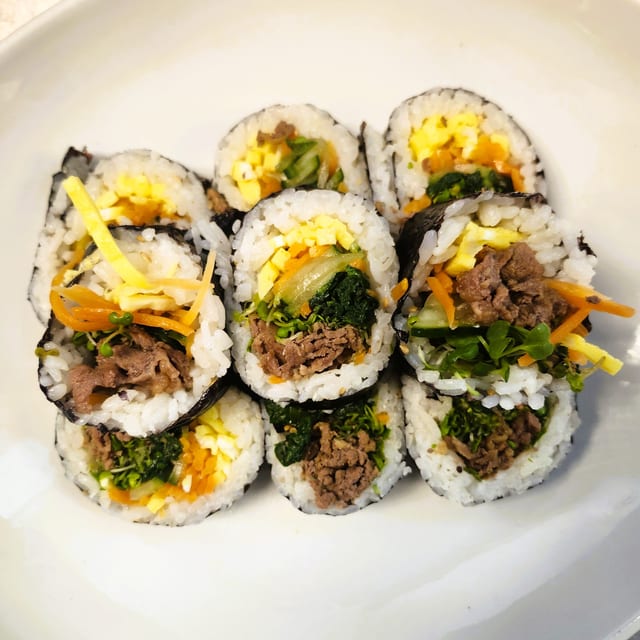 Kimbap Rolls.